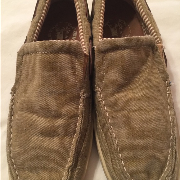 margaritaville canvas boat shoes